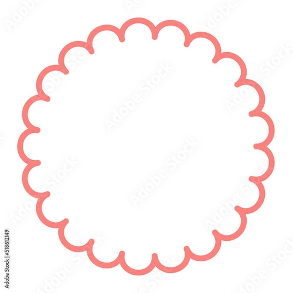Fototapeta colorful round frame
