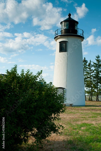 Obraz Plum Island Lighthouse Tower on Summer Day in Massachusetts