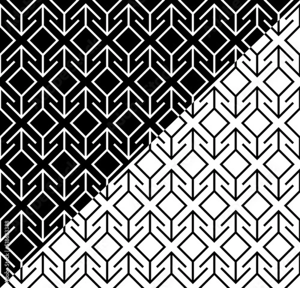 Obraz arrows black and white 1