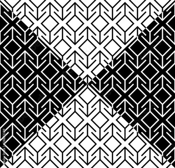 Obraz arrows black and white 2