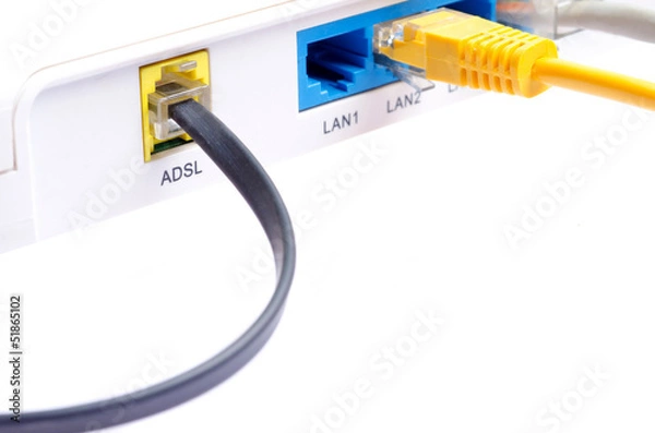 Fototapeta cable modem