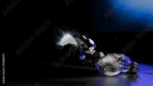 Fototapeta Digital transformation disruption industry technology , artificial intelligence concept. Digital transformation disruption industry technology , artificial intelligence concept.