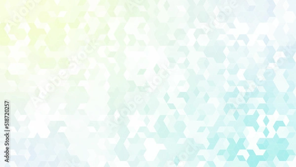 Fototapeta ダイヤのパターン背景素材，イエローとグリーンのグラデーション	