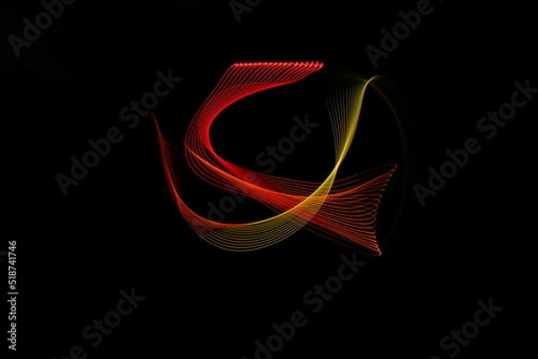 Fototapeta Abstract Lightpainting Background Stream - VISION photography