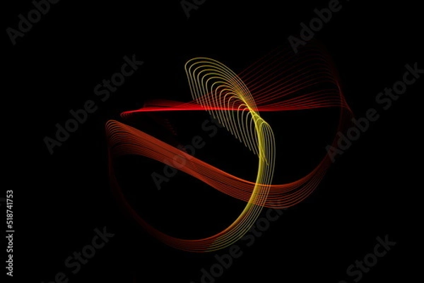 Fototapeta Abstract Lightpainting Background Swirl - VISION photography