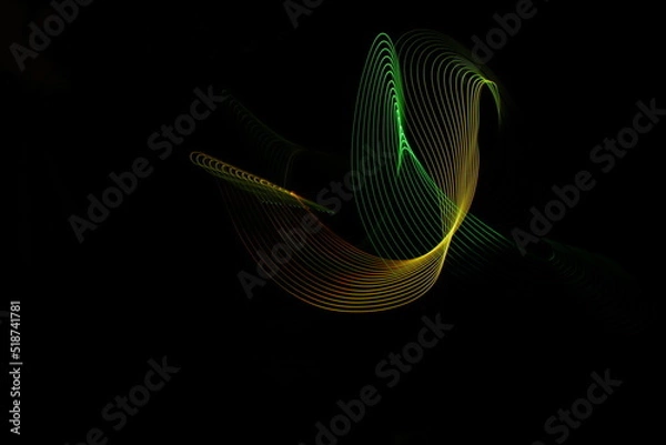 Fototapeta Abstract Lightpainting Background Swirl - VISION photography