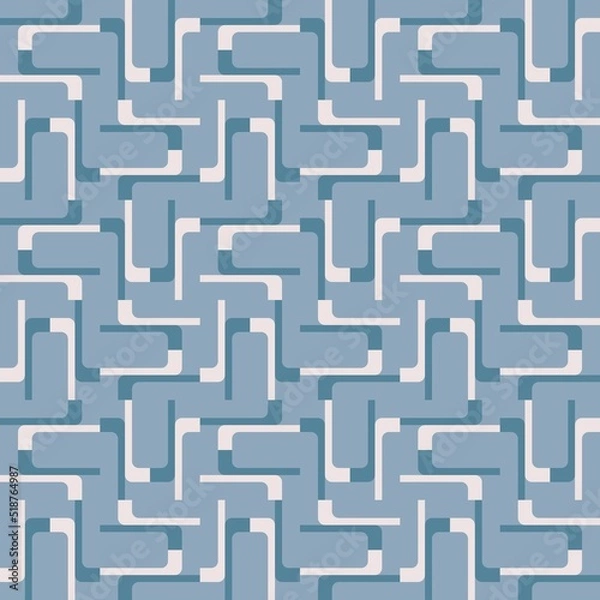 Fototapeta Simple abstract seamless pattern for decorating any surfaces and things.
