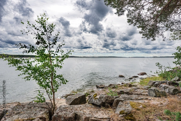 Fototapeta sea and clouds