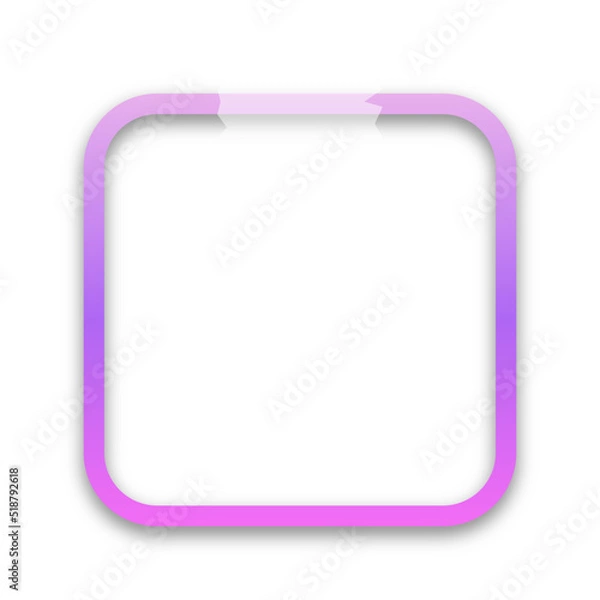 Obraz gradient pinned square frame
