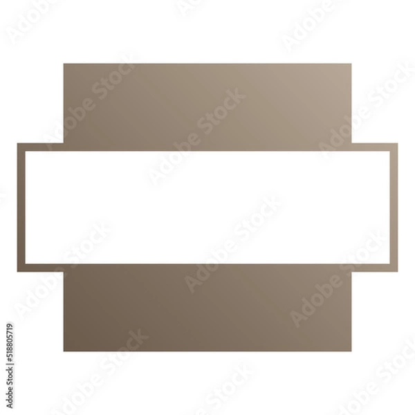 Fototapeta gradient square monogram split
