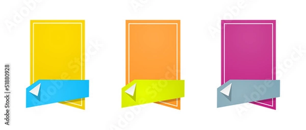 Fototapeta futuristic rectangle template