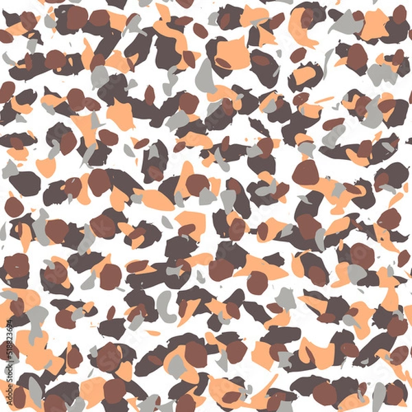 Obraz Terrazzo seamless pattern. Vector colorful pattern with pebbles and stone. Pattern ideal for wrapping paper, wallpaper, terrazzo flooring	