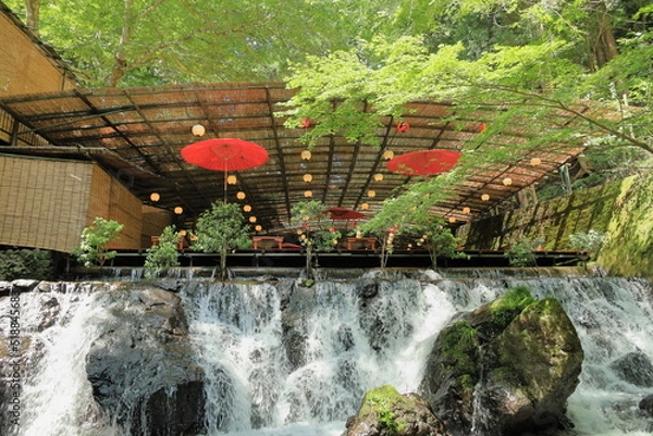 Obraz 京の涼さがし（洛北貴船）