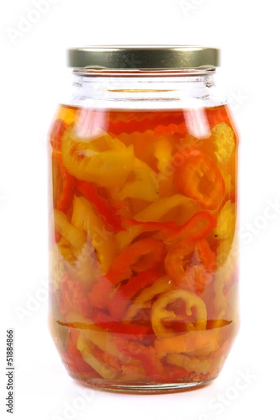 Obraz hot pepper jar