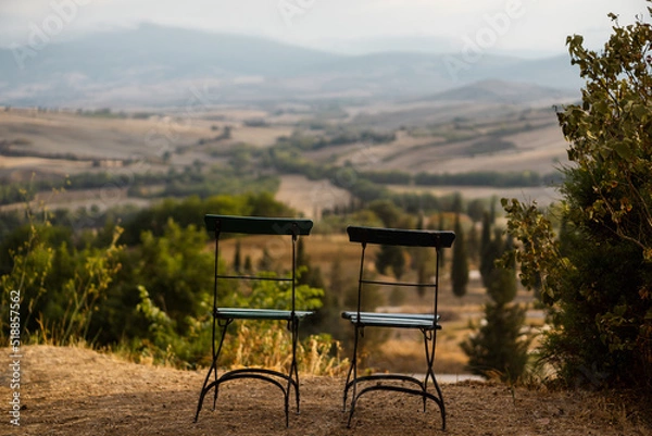 Obraz Chairs in Tuscany