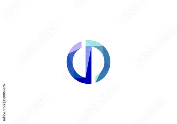 Obraz letter cd logo