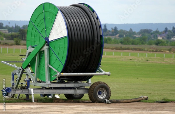 Fototapeta Spool of Irrigation Pipe