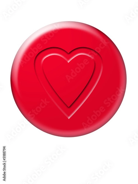 Obraz Love Button