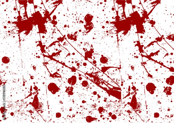 Fototapeta Abstract vector splatter red color isolated background design. illustration vector design.