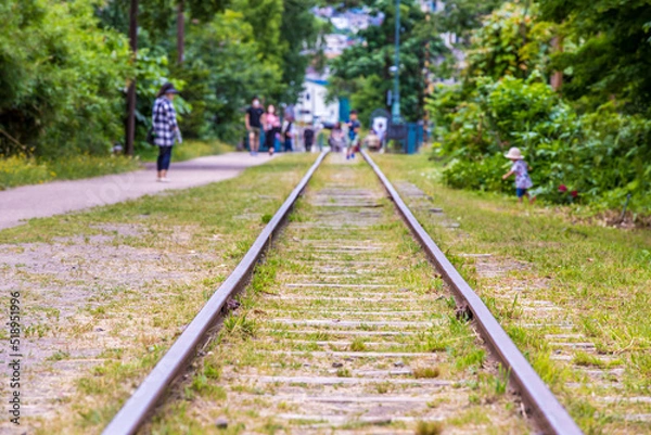 Fototapeta 北海道小樽市　手宮線跡地
