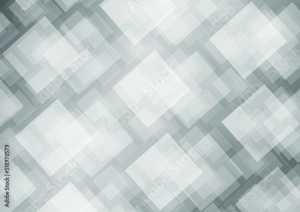 Obraz Square background.Vector Abstract Elegant white and grey Background. Abstract white Pattern.