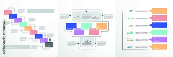 Fototapeta Template for your presentation, vector