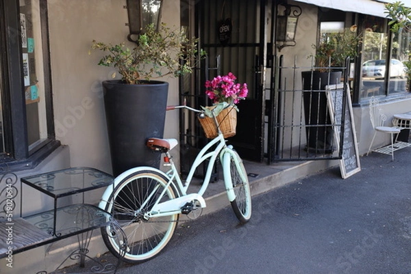 Obraz vintage bicycle in the street