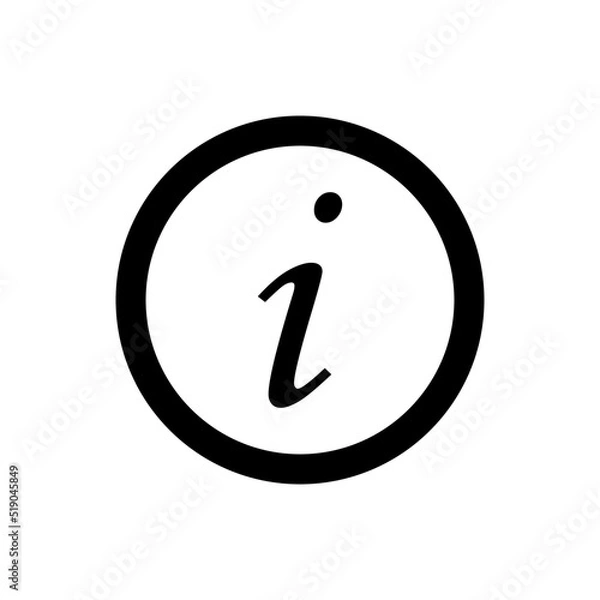 Obraz Information Icon Vector Symbol Design Illustration EPS 10