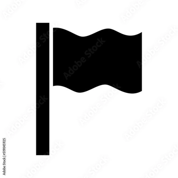 Fototapeta flag icon or logo isolated sign symbol vector illustration - high quality black style vector icons
