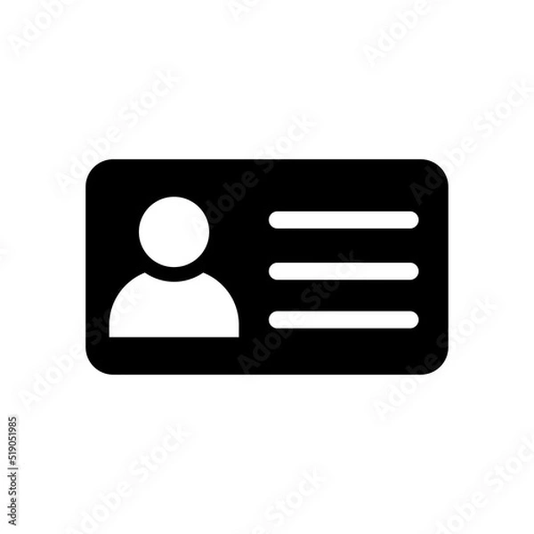 Obraz User Account Icon Vector Symbol Design Illustration EPS 10