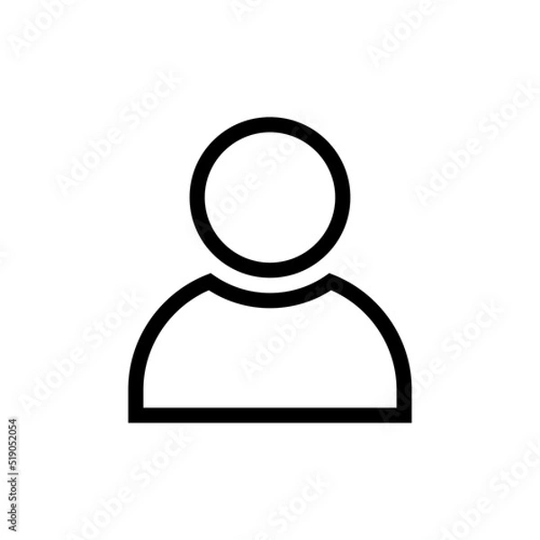 Obraz User Account Icon Vector Symbol Design Illustration EPS 10