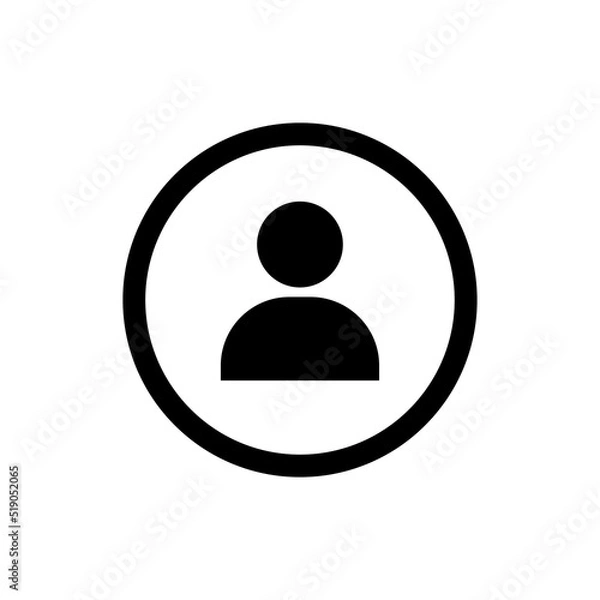 Fototapeta User Account Icon Vector Symbol Design Illustration EPS 10