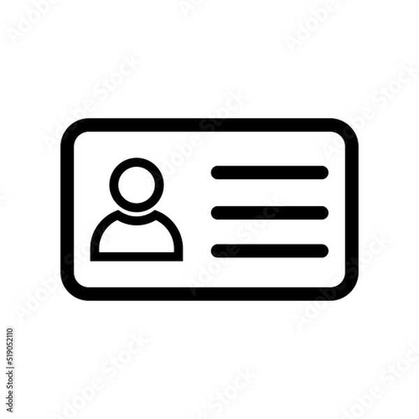 Fototapeta User Account Icon Vector Symbol Design Illustration EPS 10