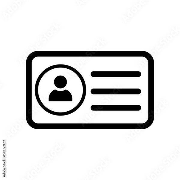 Obraz User Account Icon Vector Symbol Design Illustration EPS 10