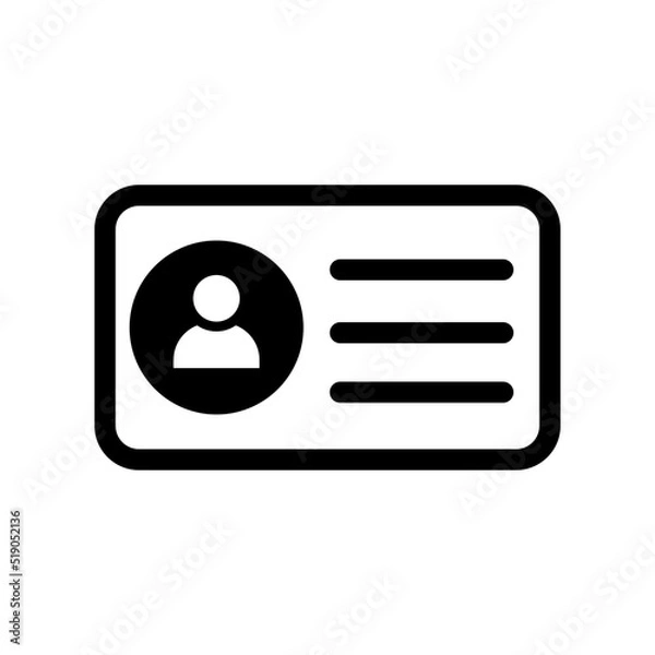 Obraz User Account Icon Vector Symbol Design Illustration EPS 10