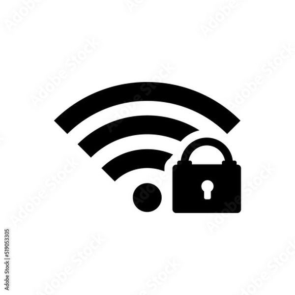 Fototapeta Wifi Signal Icon Vector Symbol Design Illustration EPS 10