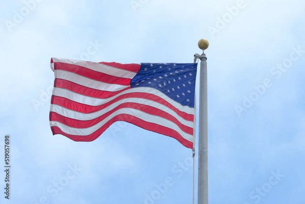 Obraz American flag in the wind