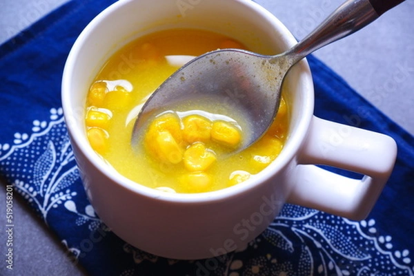 Fototapeta コーンクリームポタージュ