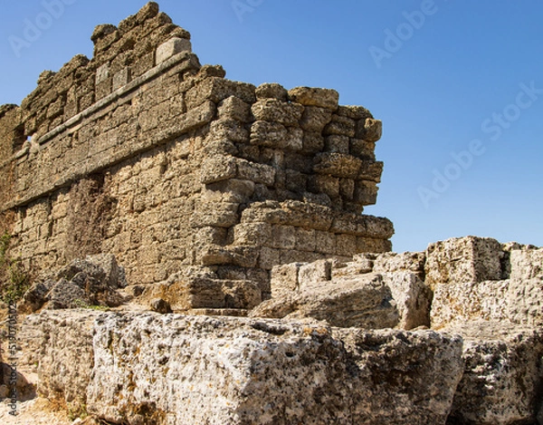 Obraz ruins of ancient stone buildings