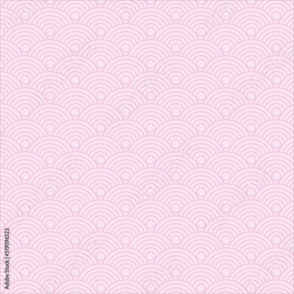 Fototapeta Japanese seamless wave pattern vector