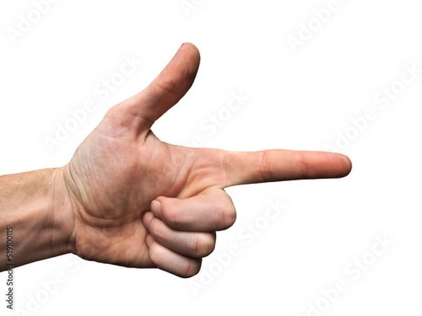 Obraz Finger Gun