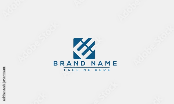 Obraz Logo design letter EM . Elegant modern. Vector template.