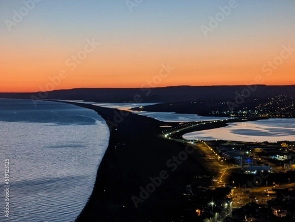 Obraz sunset on the river