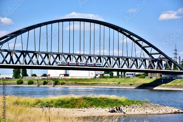 Obraz Bridge and Train