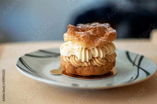 Obraz paris brest on a plate