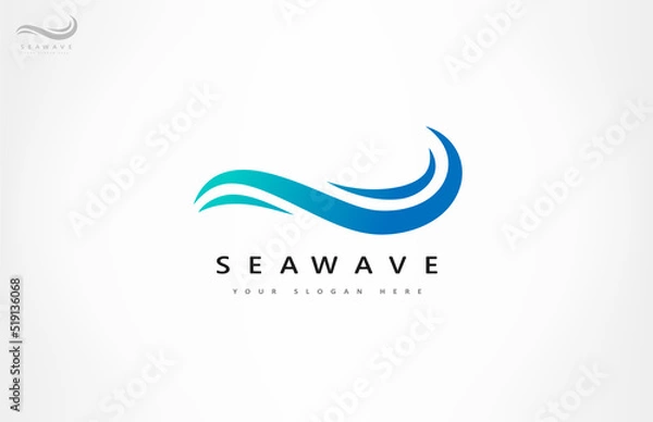 Obraz Wave logo vector. Water design.