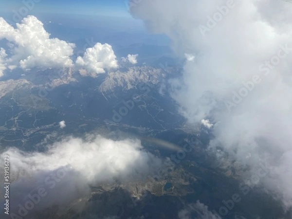 Obraz time lapse clouds