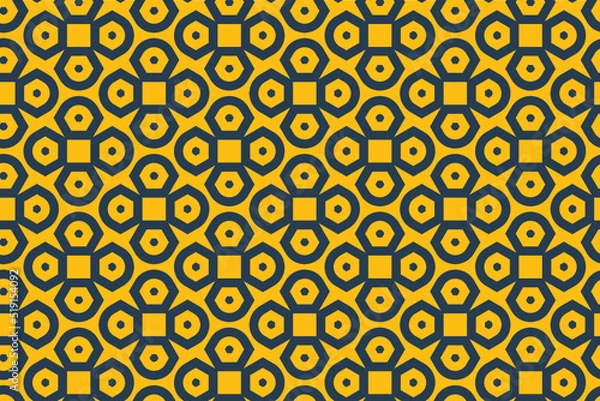 Fototapeta Seamless geometric pattern background
