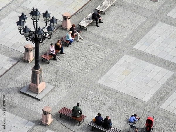 Obraz Gendarmenmarkt alte Laterne