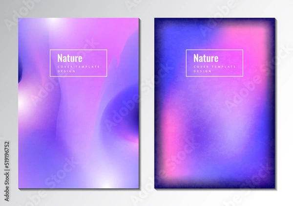Fototapeta Abstract blur colored background. Decorative background for design brochure banners. Vector